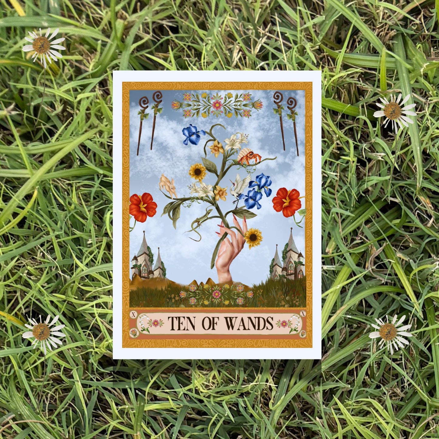 The Ten of Wands Fine Art Print - The Tarot Card Collection