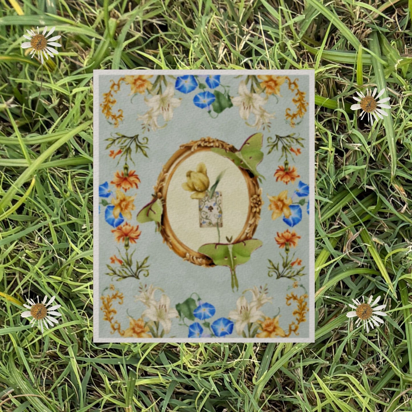 The Folk Art Ace Tulip Fine Art Print - Frame Collection