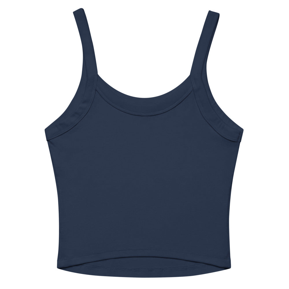 Cropped "i love bugs" Women’s Micro-Rib Tank Top