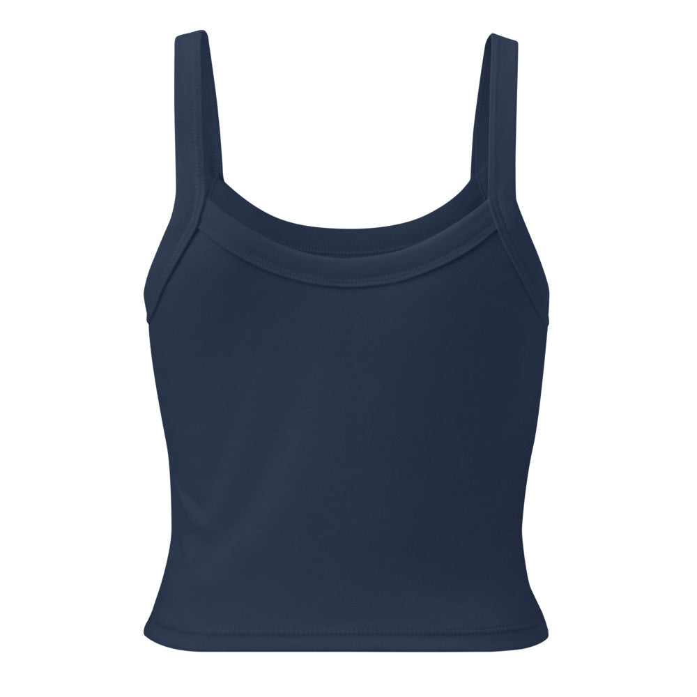 Cropped "i love bugs" Women’s Micro-Rib Tank Top